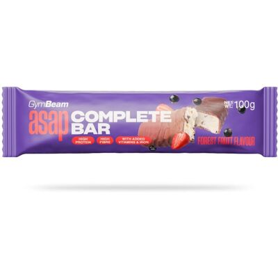 GymBeam ASAP Complete Bar Lesné ovocie 100 g GymBeam ASAP Complete Bar Lesné ovocie 100 g