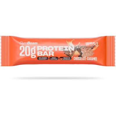 GymBeam 20 g Proteín bar čokoláda karamel 55 g GymBeam 20 g Proteín bar čokoláda karamel 55 g