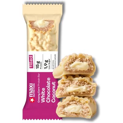 MaxiNutrition Creamy Core Protein Bar white chocolate coconut 45 g MaxiNutrition Creamy Core Protein Bar white chocolate coconut 45 g