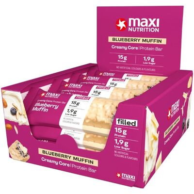 MaxiNutrition Creamy Core Protein Bar blueberry muffin 12× 45 g MaxiNutrition Creamy Core Protein Bar blueberry muffin 12× 45 g
