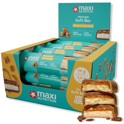 MaxiNutrition Soft Bars Caramel Banana 16 × 45 g MaxiNutrition Soft Bars Caramel Banana 16 × 45 g