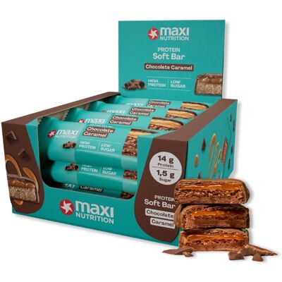MaxiNutrition Soft Bar Caramel Schoko 16 × 45 g MaxiNutrition Soft Bar Caramel Schoko 16 × 45 g