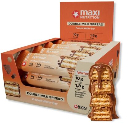 MaxiNutrition Waffle protein bar Double Milk 12 × 39 g MaxiNutrition Waffle protein bar Double Milk 12 × 39 g