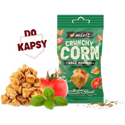 Mixit Crunchy corn – Paradajka & bazalka do vrecka 40 g Mixit Crunchy corn – Paradajka & bazalka do vrecka 40 g