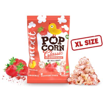 Mixit Veľký BIO popcorn Jahoda Mixit Veľký BIO popcorn Jahoda