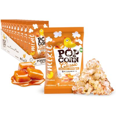 Mixit BIO popcorn do vrecka Slaný karamel 20 ks Mixit BIO popcorn do vrecka Slaný karamel 20 ks