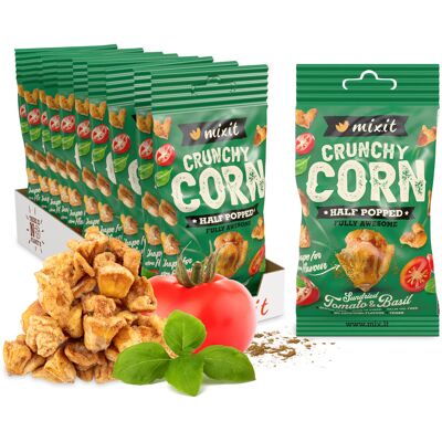 Mixit Crunchy corn Paradajka & bazalka do vrecka 10 ks, 400 g Mixit Crunchy corn Paradajka & bazalka do vrecka 10 ks, 400 g