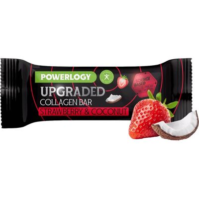 Powerlogy Upgraded Collagen Bar Strawberry 50 g Powerlogy Upgraded Collagen Bar Strawberry 50 g
