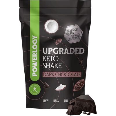 Powerlogy Upgraded Keto Shake Dark Chocolate 600 g Powerlogy Upgraded Keto Shake Dark Chocolate 600 g