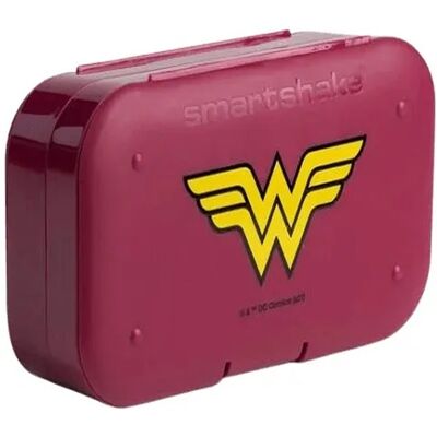 SMARTSHAKE DC Comics WonderWoman – organizér na pilulky Pillbox 12, ružový SMARTSHAKE DC Comics WonderWoman – organizér na pilulky Pillbox 12, ružový