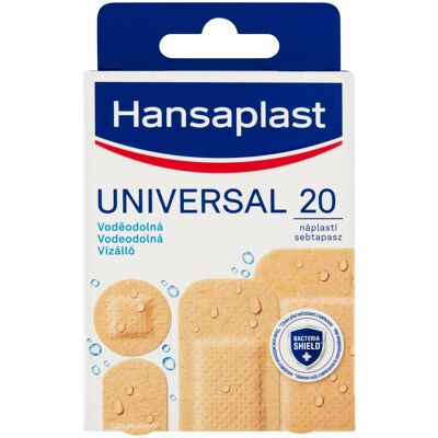 HANSAPLAST Universal, vodoodolná náplasť (20 ks) HANSAPLAST Universal, vodoodolná náplasť (20 ks)