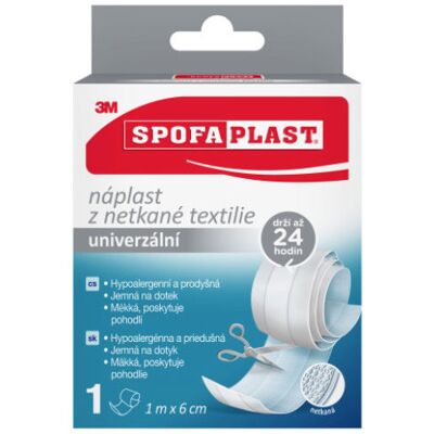 3M Spofaplast Náplasť z netkanej textílie 854, 1 m × 6 cm, 1 ks 3M Spofaplast Náplasť z netkanej textílie 854, 1 m × 6 cm, 1 ks