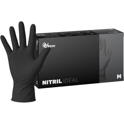 ESPEON Nitril Ideal3 čierne veľ. M, 100 ks ESPEON Nitril Ideal3 čierne veľ. M, 100 ks