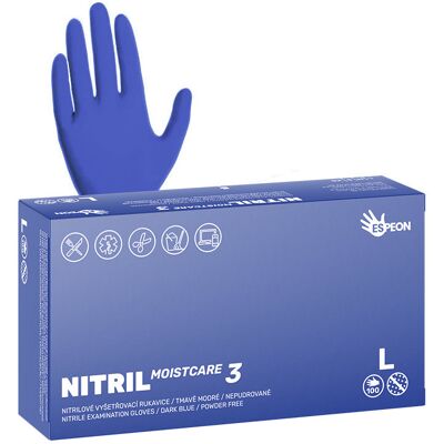 ESPEON Nitril Moistcare3 veľ. L, 100 ks ESPEON Nitril Moistcare3 veľ. L, 100 ks