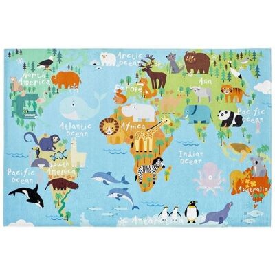 Obsession Detský koberec Torino Kids World map 80 × 120 cm Obsession Detský koberec Torino Kids World map 80 × 120 cm