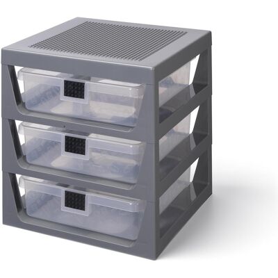 Lego organizér s tromi zásuvkami Lego organizér s tromi zásuvkami