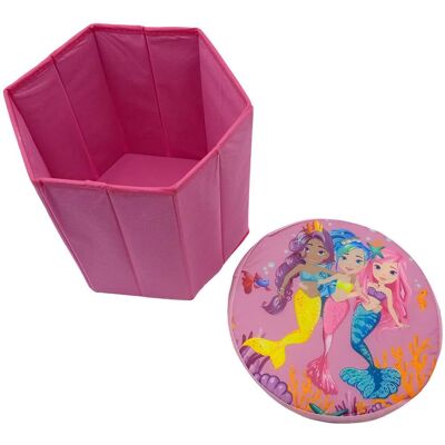 Disney Úložný box na hračky s vekom – Morské panny Disney Úložný box na hračky s vekom – Morské panny