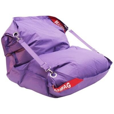 BeanBag - Sedací vak 189×140 comfort s popruhmi violet BeanBag - Sedací vak 189×140 comfort s popruhmi violet