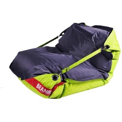 BeanBag Sedací vak 189 × 140 duo limet-dark gray BeanBag Sedací vak 189 × 140 duo limet-dark gray