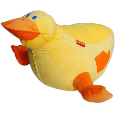 BeanBag Sedací vak kačica Daky, žltá/oranžová BeanBag Sedací vak kačica Daky, žltá/oranžová