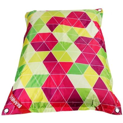 BeanBag Dizajnový sedací vak 189 × 140 triangle s popruhmi BeanBag Dizajnový sedací vak 189 × 140 triangle s popruhmi
