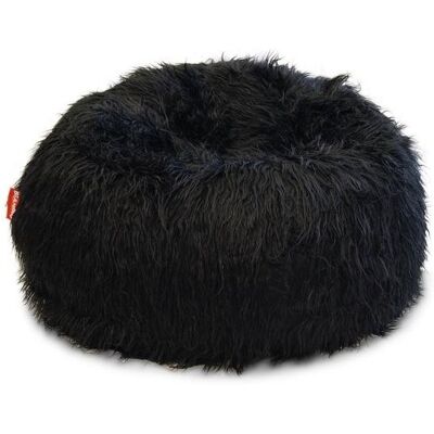 BeanBag Sedací vak Shaggy Black BeanBag Sedací vak Shaggy Black