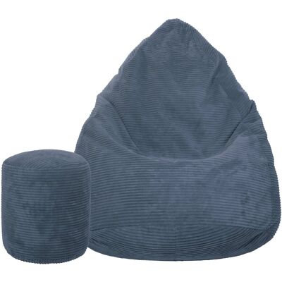 TopKing Sedací vak + podnožník XL menčester Lincoln, granátový, 125 cm TopKing Sedací vak + podnožník XL menčester Lincoln, granátový, 125 cm