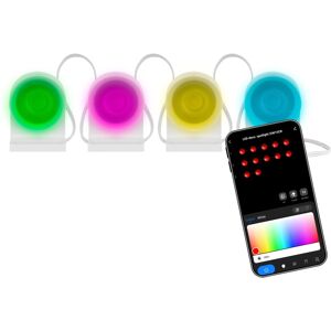 EMOS GoSmart LED bodové svietidlo, rozširujúca sada – 85 cm, 4 diely, RGBIC + CCT, stmievateľné, WiF EMOS GoSmart LED bodové svietidlo, rozširujúca sada – 85 cm, 4 diely, RGBIC + CCT, stmievateľné, WiF
