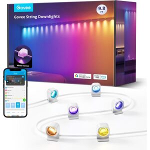 Govee RGBIC stropné LED String Downlights, 3 m Govee RGBIC stropné LED String Downlights, 3 m