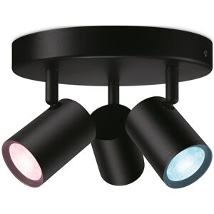 WiZ IMAGEO Colors 3x5W okrúhle čierna WiZ IMAGEO Colors 3x5W okrúhle čierna