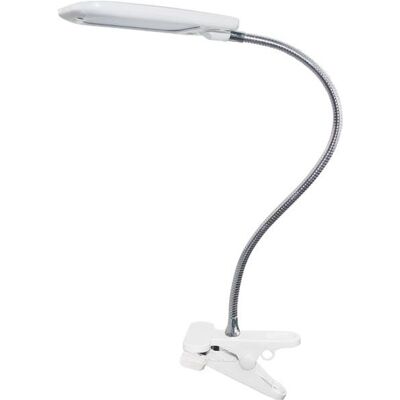 ACA Lighting LED stolná lampička s vypínačom a klipsom BAZ 5 W/230 V/4000 K/340 lm/120°/IP20, biela ACA Lighting LED stolná lampička s vypínačom a klipsom BAZ 5 W/230 V/4000 K/340 lm/120°/IP20, biela