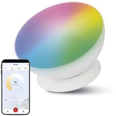 EMOS GoSmart LED ambientná lampa, biela, teplá biela – studená biela/RGB, WiFi EMOS GoSmart LED ambientná lampa, biela, teplá biela – studená biela/RGB, WiFi