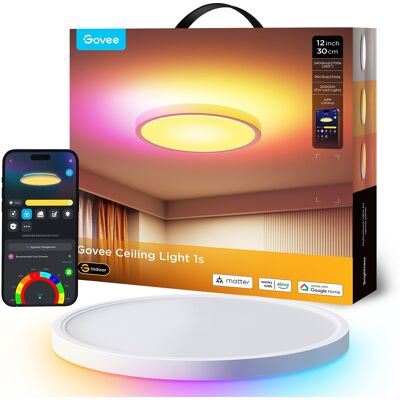 Govee RGBICWW Smart okrúhle stropné svetlo 2400 lm 30 cm Matter Govee RGBICWW Smart okrúhle stropné svetlo 2400 lm 30 cm Matter