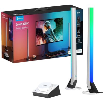 Govee Smart Gaming WiFi LED Panely + Smart Dual ovládač White Govee Smart Gaming WiFi LED Panely + Smart Dual ovládač White