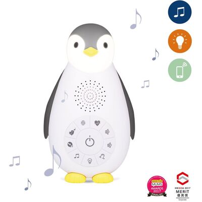 ZAZU – Tučniak ZOE sivý – musicbox s bezdrôtovým reproduktorom ZAZU – Tučniak ZOE sivý – musicbox s bezdrôtovým reproduktorom