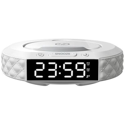 IMMAX Multifunkčné stolné hodiny Immax CLOCK, Qi bezdrôtová nabíjačka 3 v 1, 5 W/10 W IMMAX Multifunkčné stolné hodiny Immax CLOCK, Qi bezdrôtová nabíjačka 3 v 1, 5 W/10 W