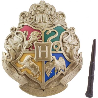 PALADONE Harry Potter: Hogwarts Crest And Magic Wand – lampa PALADONE Harry Potter: Hogwarts Crest And Magic Wand – lampa