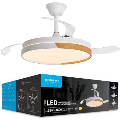 Modee Lighting Modee Lightning LED Stropné svietidlo s ventilátorom CL3CCT Modee Lighting Modee Lightning LED Stropné svietidlo s ventilátorom CL3CCT