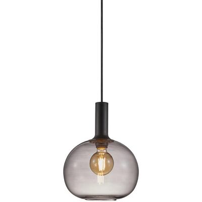 Nordlux Alton závesné svietidlo z dymového skla, 250 × 330 mm, 60 W, čierne Nordlux Alton závesné svietidlo z dymového skla, 250 × 330 mm, 60 W, čierne