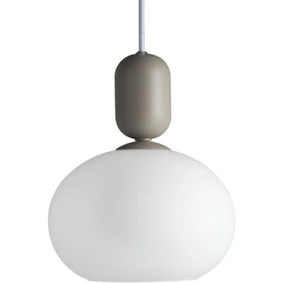 Nordlux Notti závesné svietidlo, 200 × 238 mm, E27, sivé Nordlux Notti závesné svietidlo, 200 × 238 mm, E27, sivé