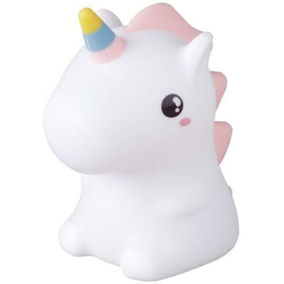 Garsaco Jednorožec Nočné svetlo nabíjacie, GSC, teplá + RGB, 15 cm Garsaco Jednorožec Nočné svetlo nabíjacie, GSC, teplá + RGB, 15 cm