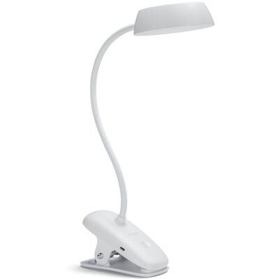 Philips stolná lampička Donutclip biela Philips stolná lampička Donutclip biela