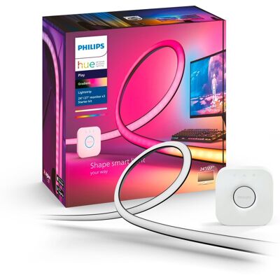 Philips Hue Play Gradient PC Lightstrip 3 x 24"/27" starter kit Philips Hue Play Gradient PC Lightstrip 3 x 24"/27" starter kit