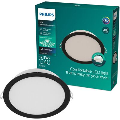 Philips MESON 125 12,5 W 30K BK recessed Philips MESON 125 12,5 W 30K BK recessed