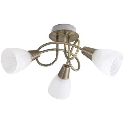 Rabalux – Prisadený luster 3× E14/40 W/230 V mosadz Rabalux – Prisadený luster 3× E14/40 W/230 V mosadz