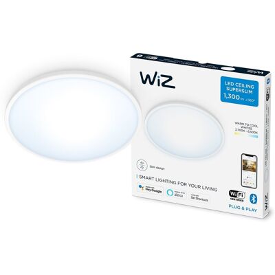WiZ Tunable White SuperSlim stropné svietidlo 14 W biele WiZ Tunable White SuperSlim stropné svietidlo 14 W biele