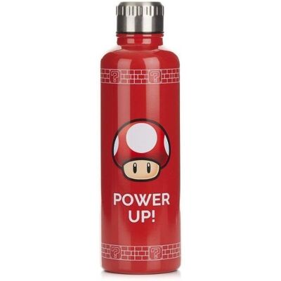 PALADONE Nintendo – Super Mario Power Up – nerezová fľaša na vodu PALADONE Nintendo – Super Mario Power Up – nerezová fľaša na vodu