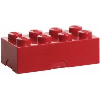 Lego Box na desiatu 100 × 200 × 75 mm - červený Lego Box na desiatu 100 × 200 × 75 mm - červený