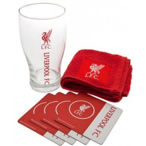 FOREVER COLLECTIBLES Liverpool FC: Wordmark – poháre s podtáckami a uterákom FOREVER COLLECTIBLES Liverpool FC: Wordmark – poháre s podtáckami a uterákom