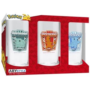 Abysse Pokémon – Bulbasaur, Charmander a Squirtle – poháre Abysse Pokémon – Bulbasaur, Charmander a Squirtle – poháre